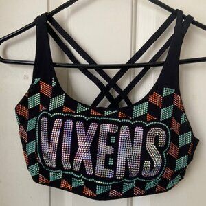 AM CEA Cheer Extreme Allstars Bling Bra Vixens. Originally $88